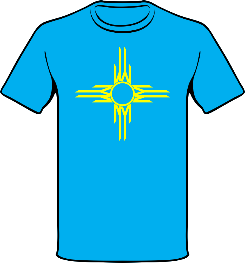 Nm Stylized Zia Symbol - Zia Symbol Shirt (842x902), Png Download
