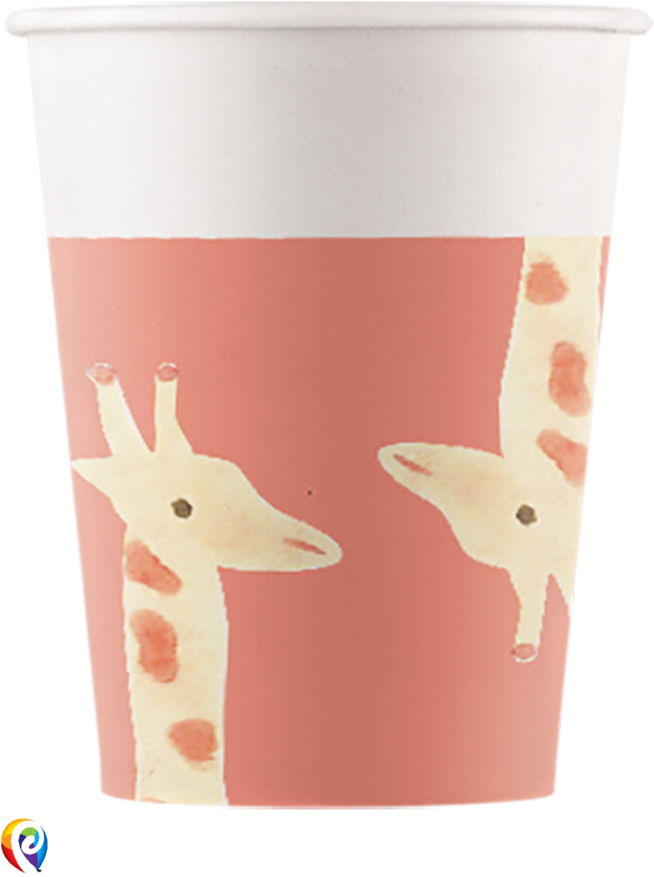 Safari Party Paper Cups - Paper (768x1024), Png Download