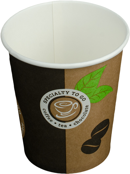 Single Wall Ctg Paper Cups - Gobelet Coffee To Go, En Carton, 200 Ml, Diamètre 80 (2000x1325), Png Download