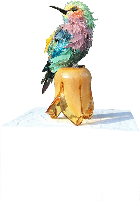 Zephyr Lilac Breasted Roller Sculpture - Sculpture (480x720), Png Download