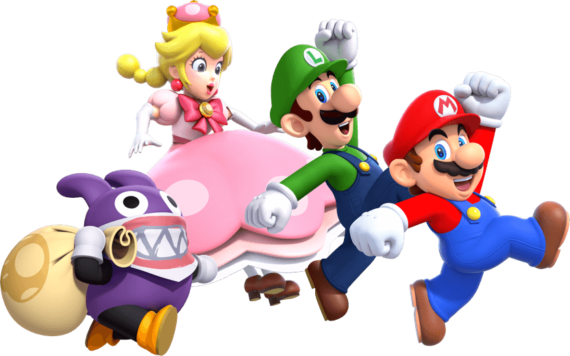 Super-sized Adventure - Peach And Peachette (832x520), Png Download