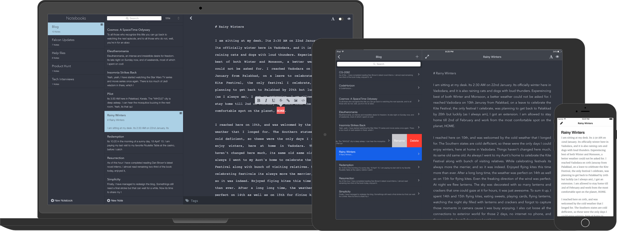 Sync Notes Using Icloud Drive - Computer Program (2000x750), Png Download