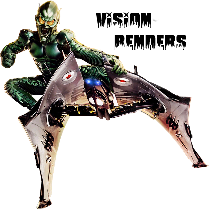 User Posted Image - Spiderman Green Goblin Png (697x696), Png Download