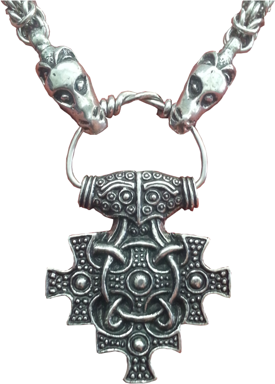 Hiddensee Style Hammer Pendant Vn027 Necklace Asgard - Pendant (686x777), Png Download