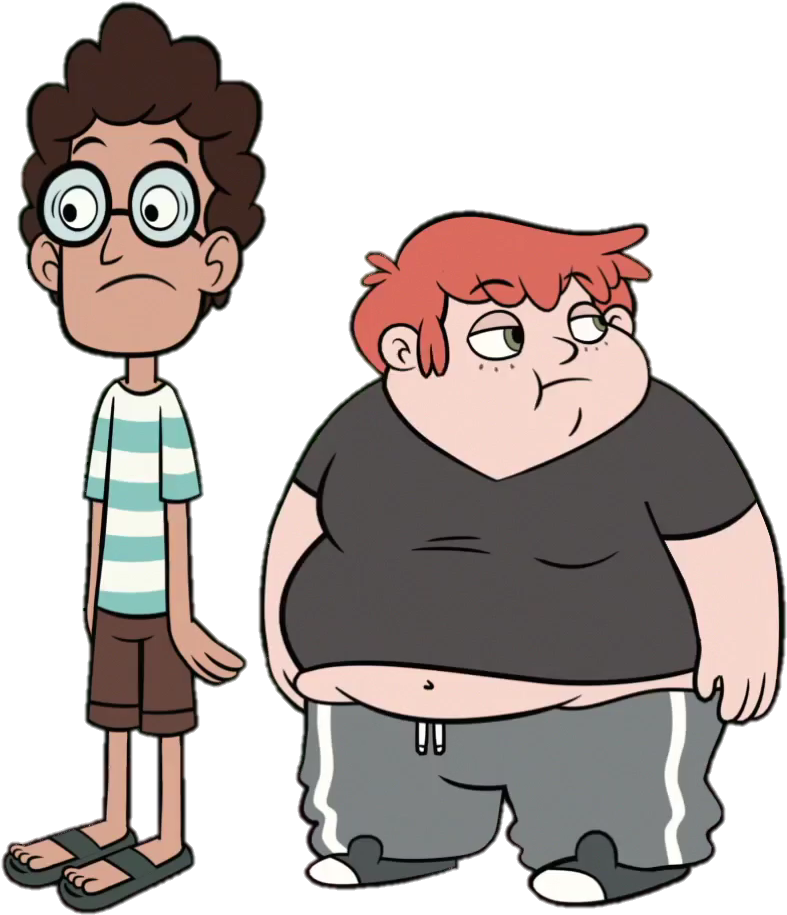 Alfonso Y Ferguson - Star Vs Las Fuerzas Del Mal Ferguson (893x992), Png Download