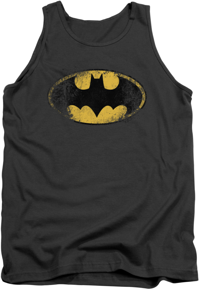 Dorkees - Com - Batman - Destroyed Logo Tank Top, $22 - Kids T-shirt: Juvenile: Batman - Destroyed Logo, 4. (1078x1280), Png Download