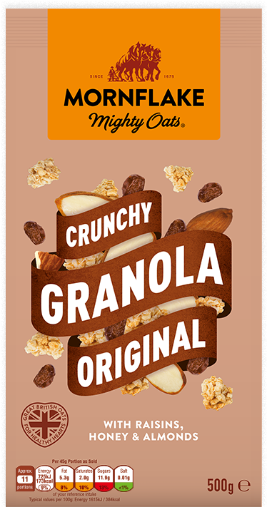 Crunchy Granola Original - Mornflake Crunchy Granola Original (800x800), Png Download