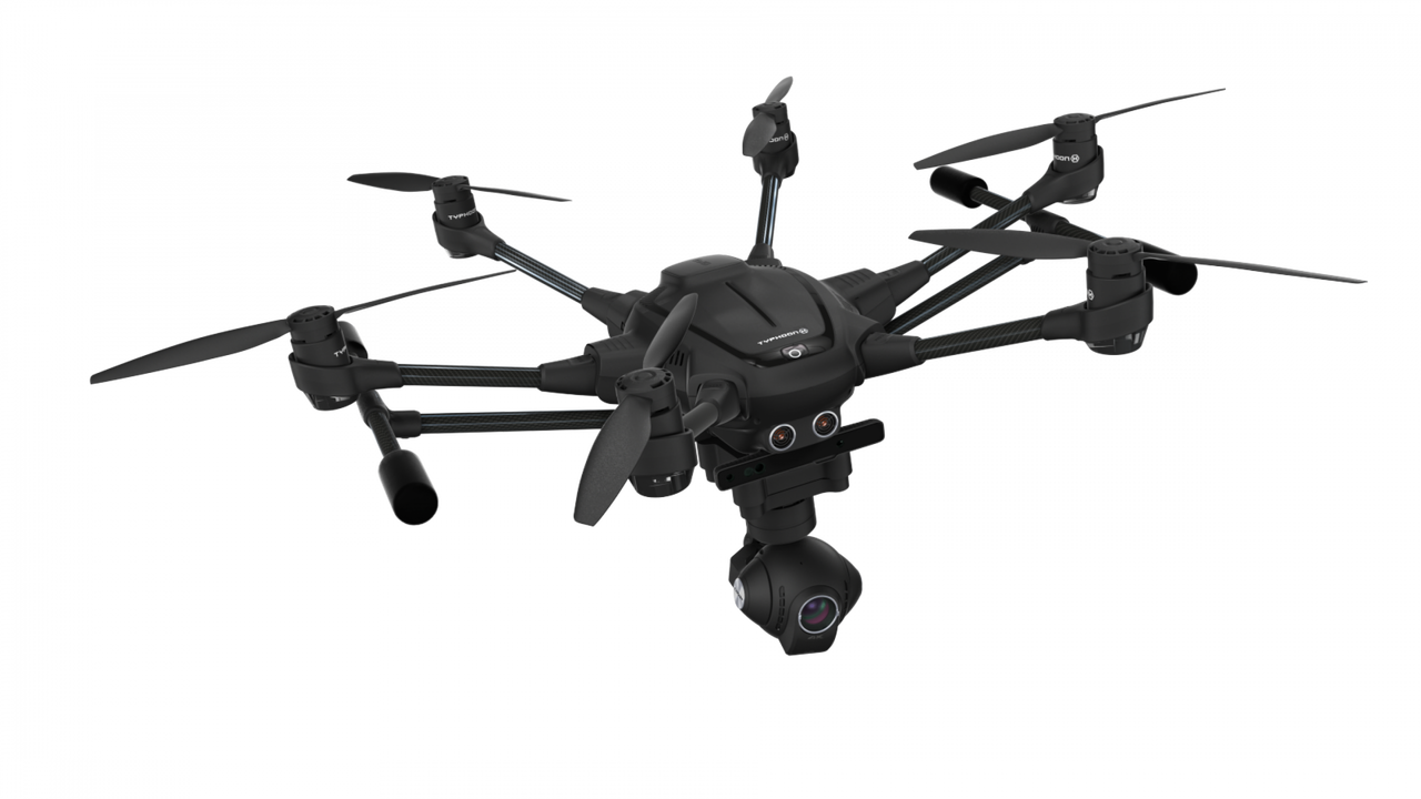 Yuneec Typhoon H Hexacopter With A Gco3 4k Camera - Yuneec Typhoon H (1280x720), Png Download