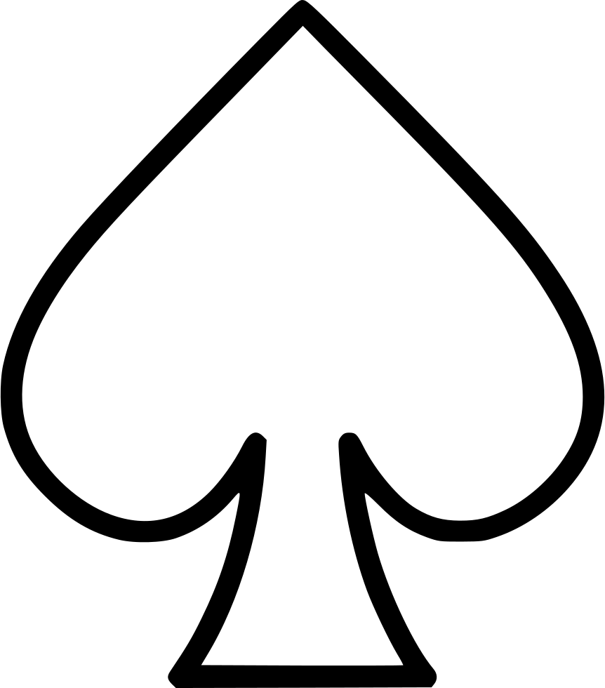 Png File - Svg Ace Of Spades (862x980), Png Download