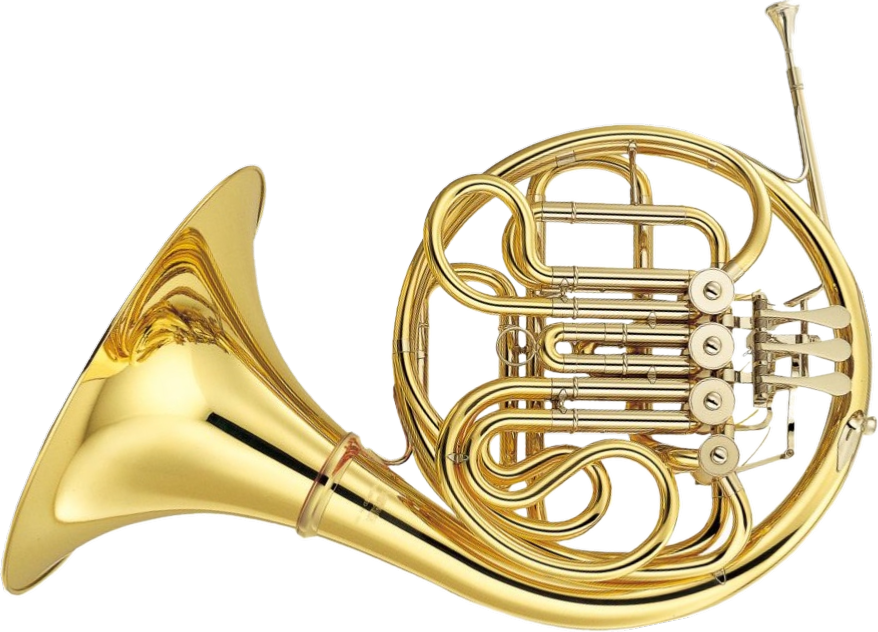 Yamaha Yhr567d Full Double French Horn - Yamaha Yhr567 Full Double French Horn (878x632), Png Download