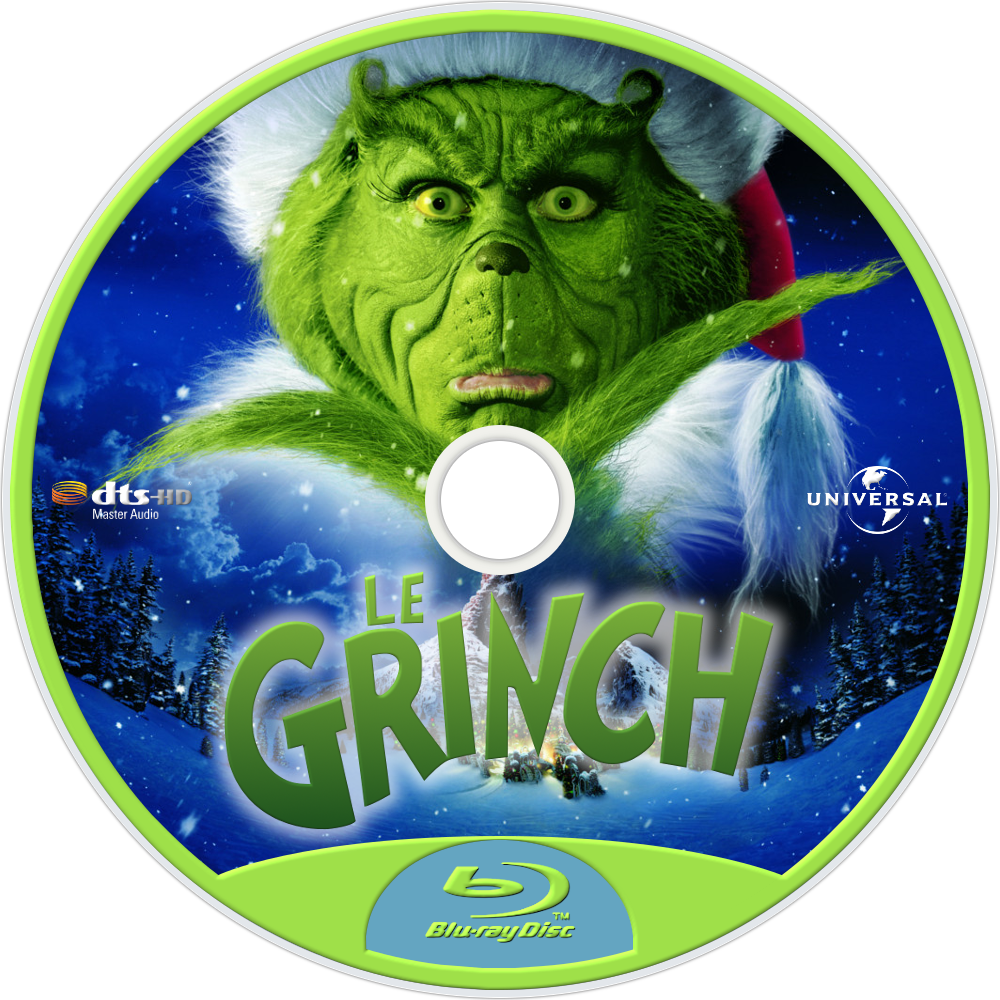 How The Grinch Stole Christmas Bluray Disc Image - Dr Seuss': How The Grinch Stole Christmas (uhd Blu-ray) (1000x1000), Png Download