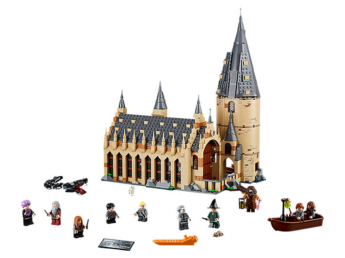 Hogwarts™ Great Hall - Toy Fair 2018 Lego (947x532), Png Download