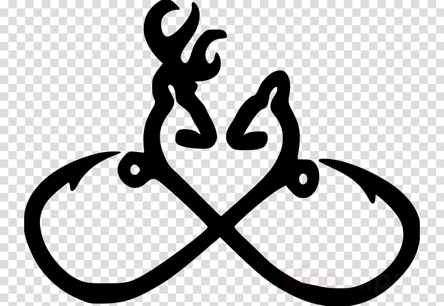 Buck And Doe Fishing Hook (900x620), Png Download
