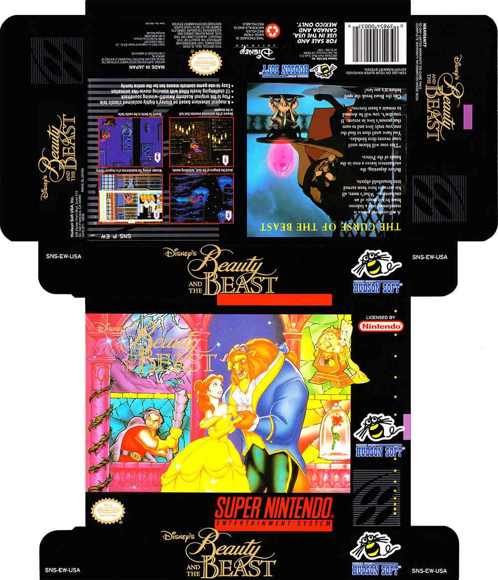 Download High Resolution - Nintendo Beauty And The Beast (1000x1163), Png Download