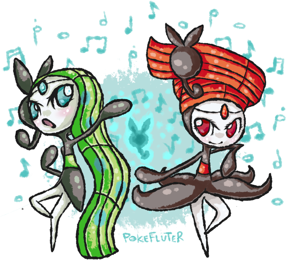Meloettas (1000x952), Png Download
