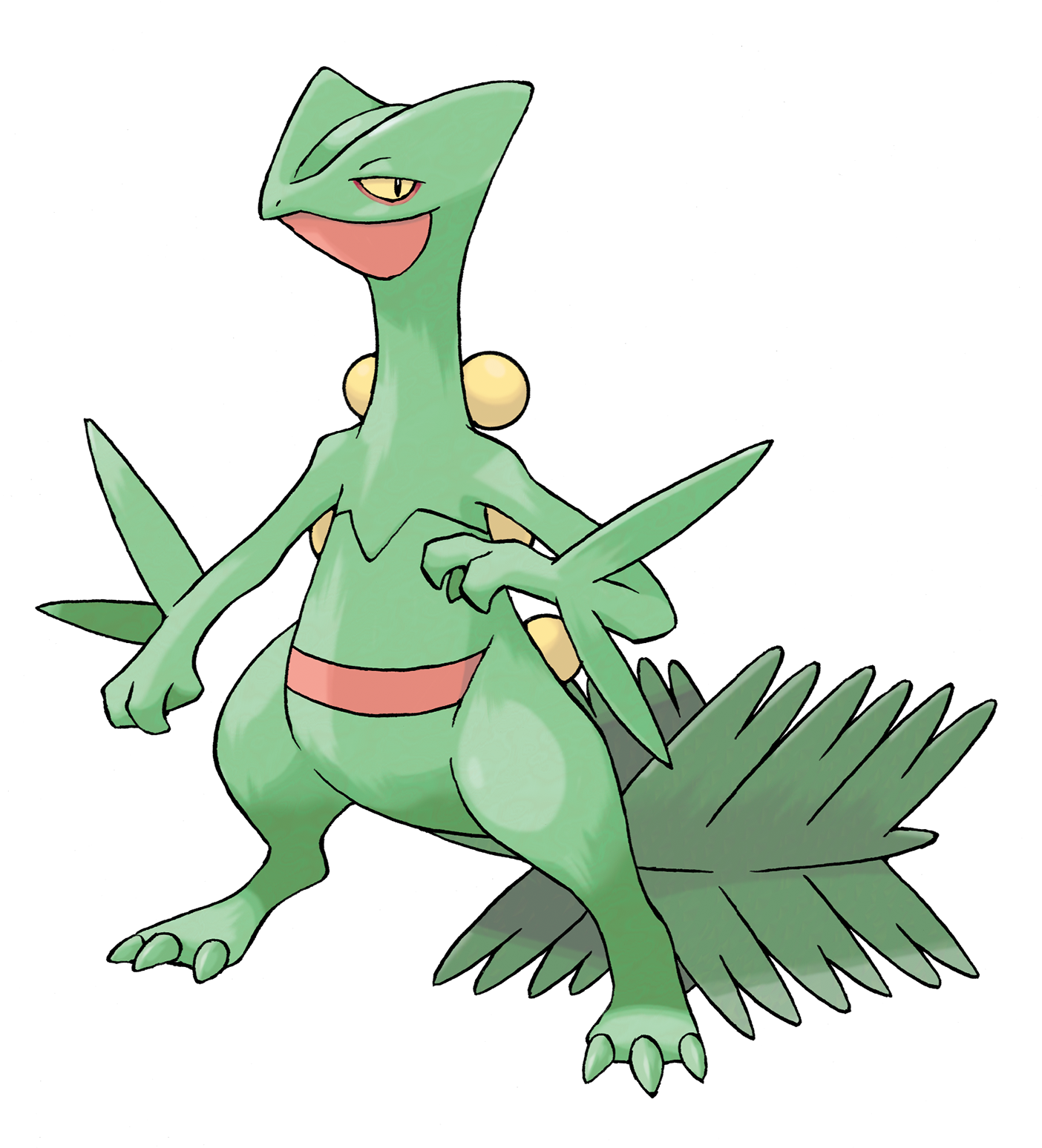 Just Look At Sceptile's Face (1682x1553), Png Download