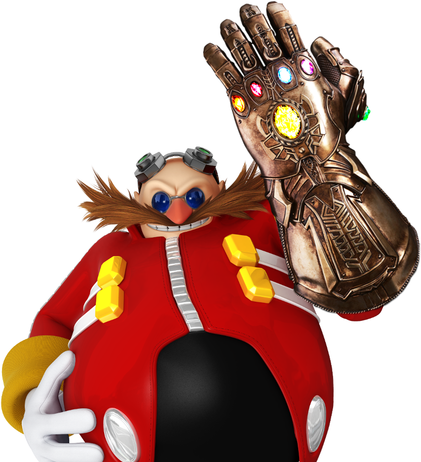 791kib, 914x1049, Eggman - Sonic And The Gang, Sonic The Hedgehog, Poster (914x1049), Png Download
