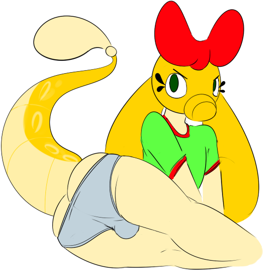 E621 Anthro Bulge Butt Caterpie Caterpija Clothed Clothing - Cartoon (558x567), Png Download