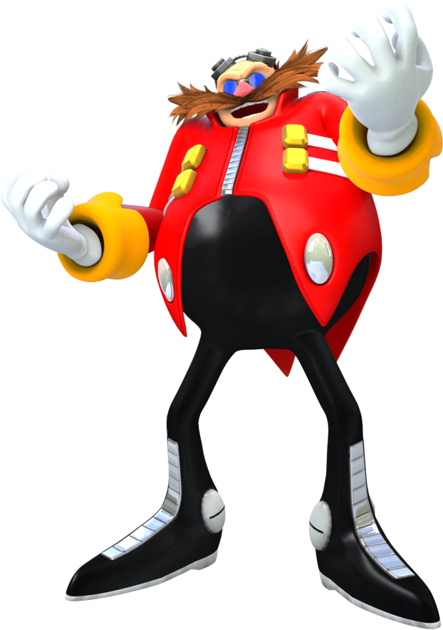 Dr Eggman 2018 Render By - Doctor Eggman (674x894), Png Download