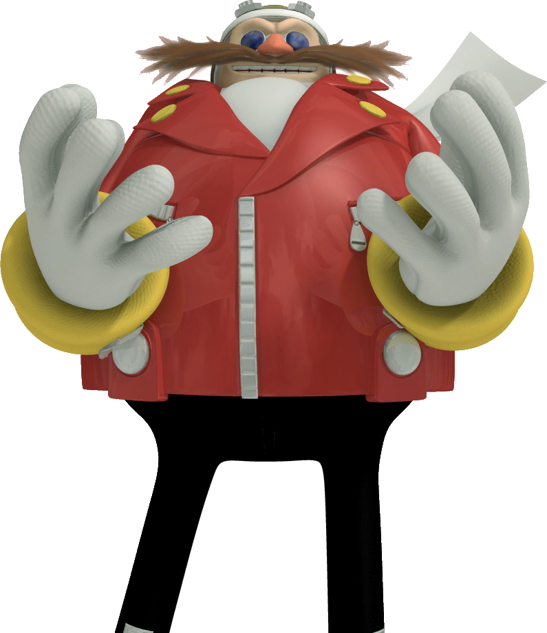 Eggman 3 - Sonic Riders Zero Gravity Eggman (795x920), Png Download