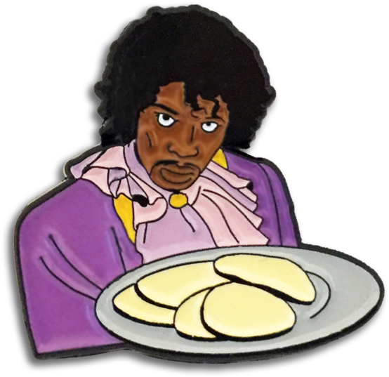 Pancakes, Dave Chappelle, Prince Enamel Pin - Dave Chappelle As Prince Socks (1024x683), Png Download