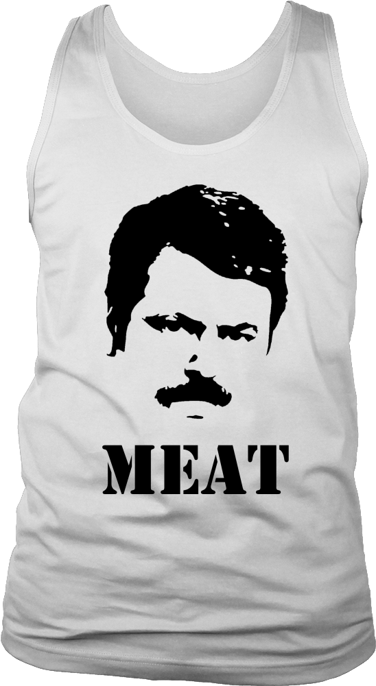 Ron Swanson Meat Men's Tank Top - Norv Turner T Shirt (1000x1000), Png Download