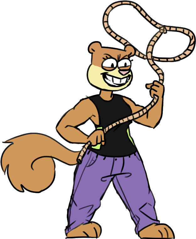 Spongebob Undertale Keno Album On Imgur Png Handsome - Spongetale Sandy (638x765), Png Download