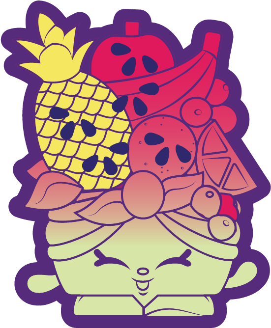 Download Fran Fruit Hat Shopkins Fran Fruit Hat Full Size PNG Image