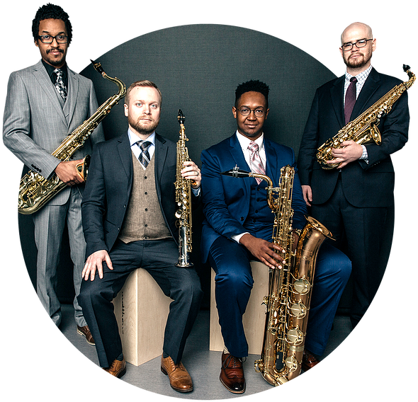 Kenari Saxophone Quartet (728x580), Png Download
