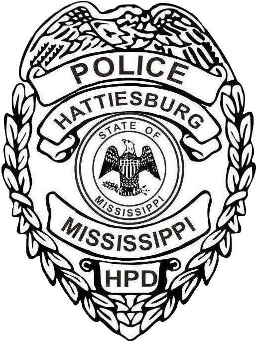 Police Department - Hattiesburg Police Department Badge (703x695), Png Download