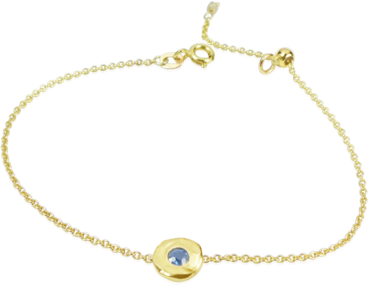 9ct Gold Sapphire Bracelet - Gold (870x1110), Png Download