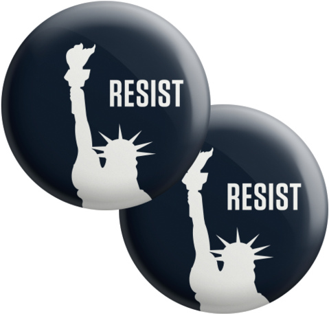 Lady Liberty Button Combo - His Wild Desire: Death Lords Mc [book] (600x600), Png Download