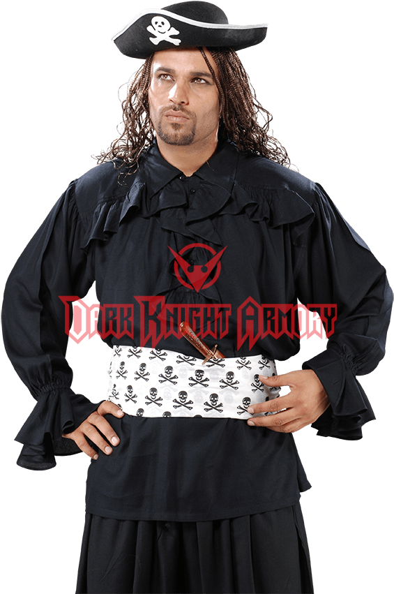 Zoom - Medieval Poet's Pirate Francis Drake Pirate Shirt Costume (850x850), Png Download