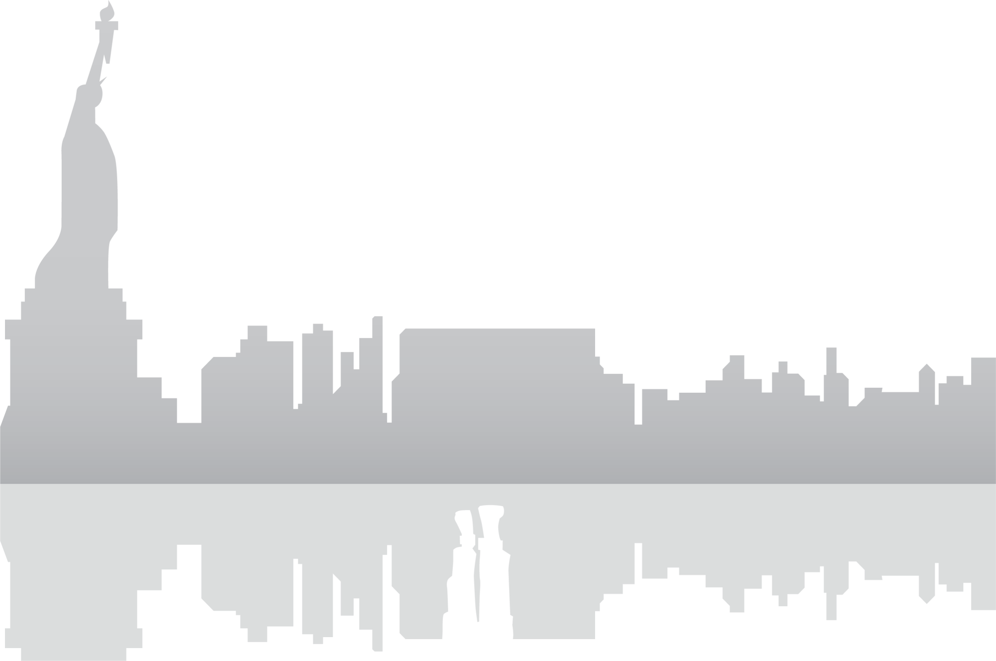 Statue Of Liberty State Building The New - Empire State Building Clip Art Black (2000x1328), Png Download