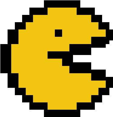Pacman Pixel (1200x1200), Png Download