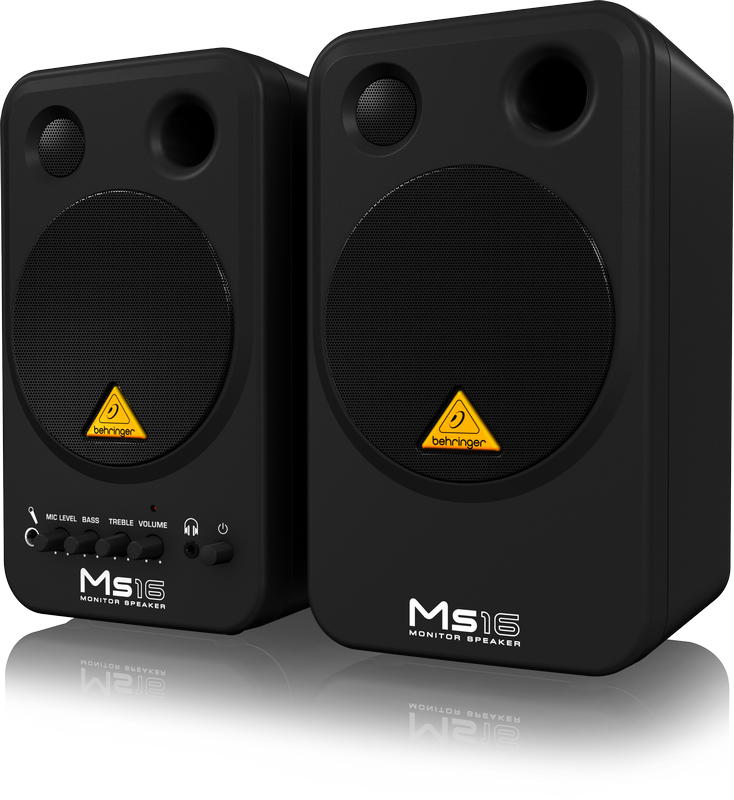 Home Recording Bundle Studio Package Midi 32 Behringer - Behringer Studio Monitors Ms16 (734x800), Png Download