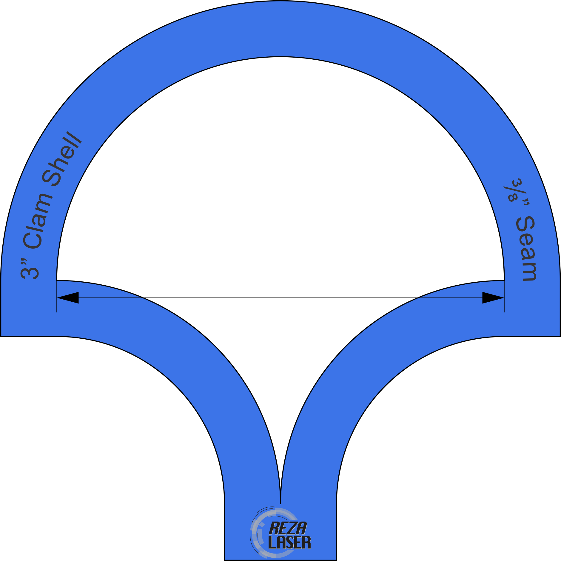 Clam Shell - Dragon Head (1880x1880), Png Download