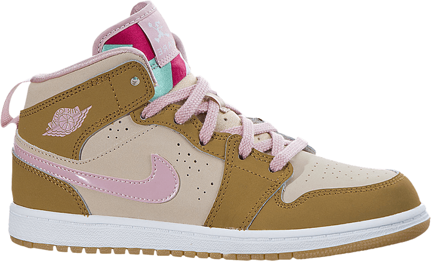 Jordan 1 Mid Gp 'lola Bunny' - Jordan 1 Mid "phantom/igloo" Preschool Kids' Shoe (849x514), Png Download