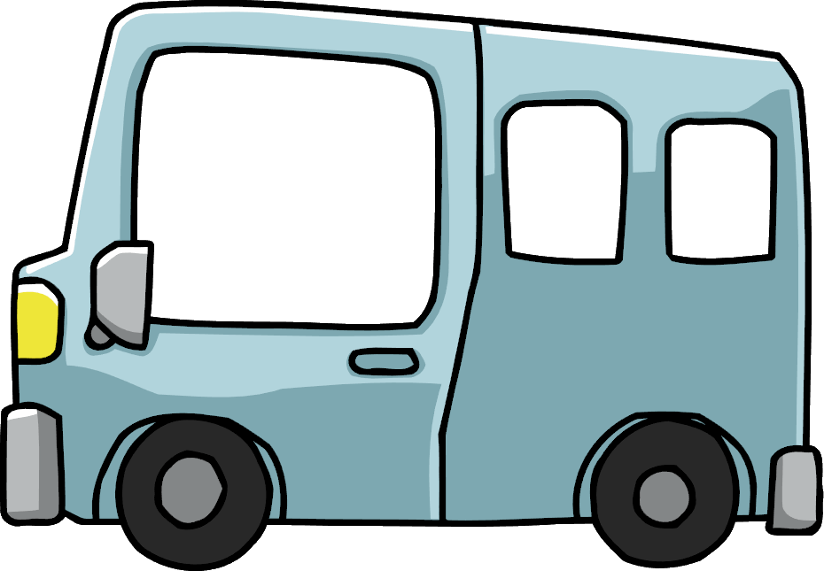 Minivan - Scribblenauts In School (930x645), Png Download