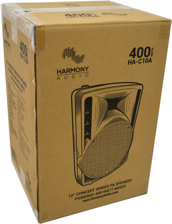Harmony Audio Ha C10a Dj Concert Series 400 Watt Powered - Loudspeaker (622x800), Png Download