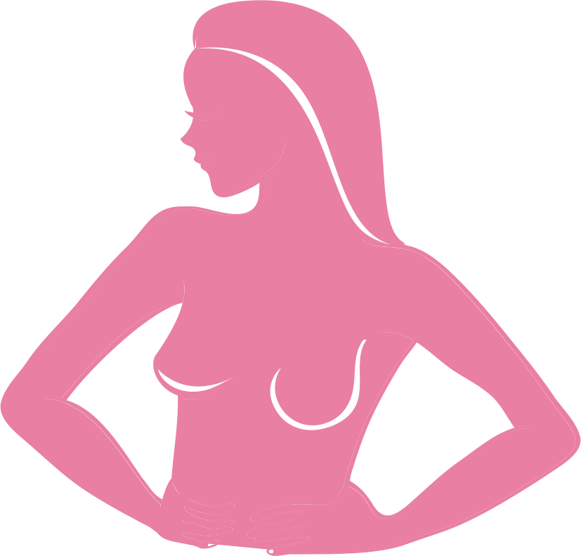 Picture Stock Collection Of Free Breste - Breast Cancer Woman Silhouette Png (827x792), Png Download