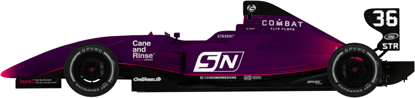 Stax Racing 2017 Fc Sideview (1600x400), Png Download