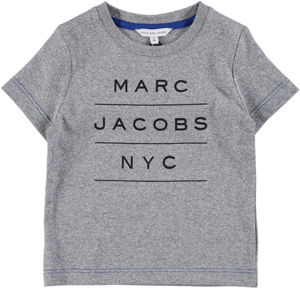 Picture Of Short Sleeved Logo T-shirt Grey - Marc Jacobs (600x600), Png Download