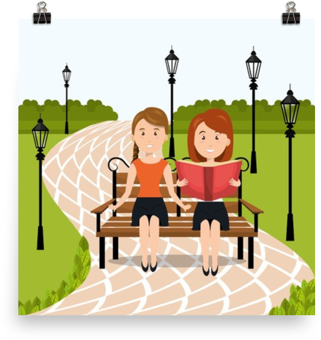 Art Print - Vector Graphics (1000x1000), Png Download