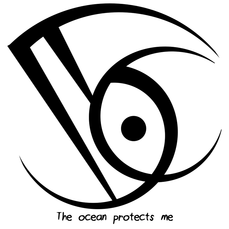 Jpg Library Download Anonymous Drawing Tattoo - Ocean Sigil (750x750), Png Download