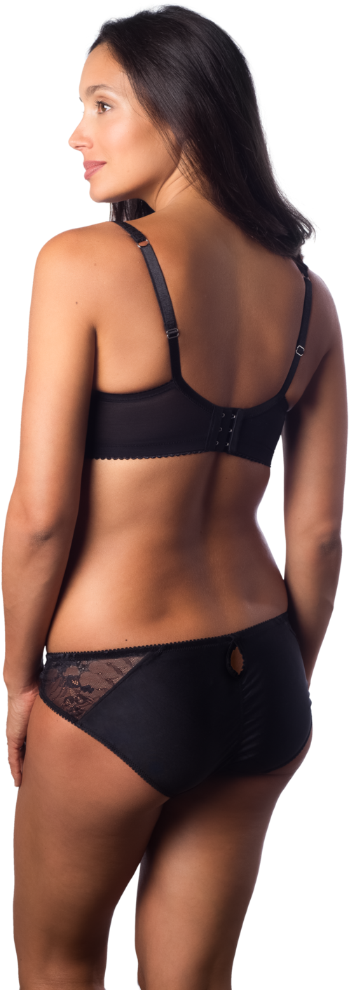Eclipse Jet Black Bikini Brief - Hotmilk (1024x1534), Png Download