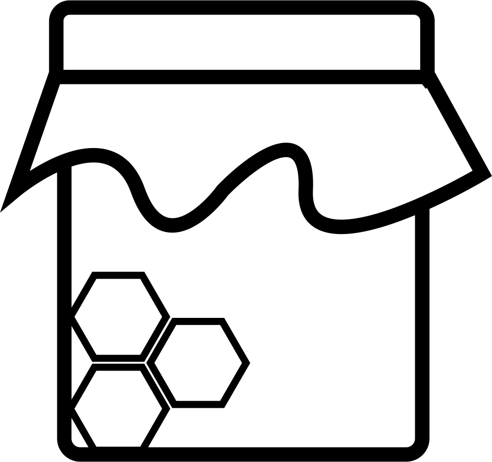 Honey Jar Comments - Мед Иконка (980x920), Png Download
