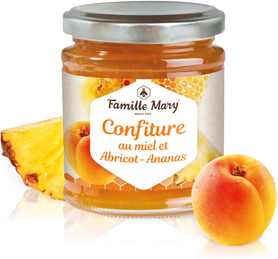 Confiture Au Miel Et Abricot Ananas - Confiture Abricot Ananas Miel - 1 Pot (700x700), Png Download
