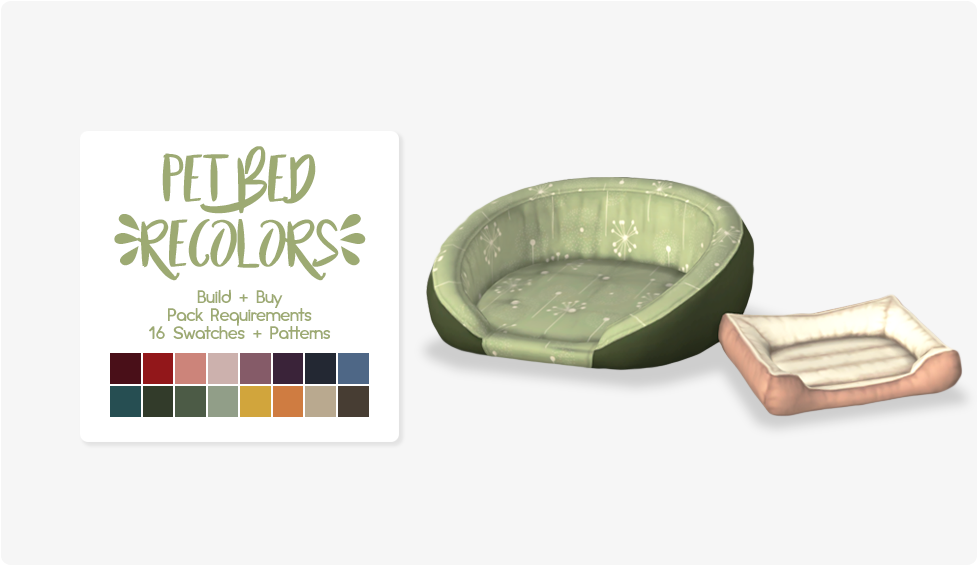 Sims 4 - Sims 4 Cc Pet Beds (1000x720), Png Download