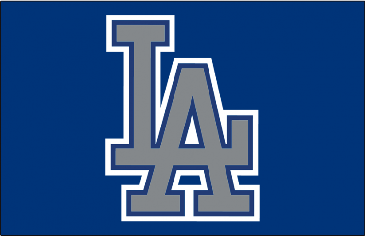 Los Angeles Dodgers Logos Iron Ons - Los Angeles Dodgers License Plate (750x930), Png Download